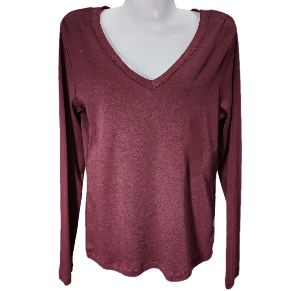 Ladies Long Sleeve Henley